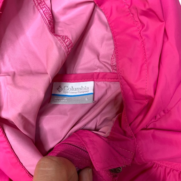 Columbia hot pink switchback rain jacket - Picture 5 of 6